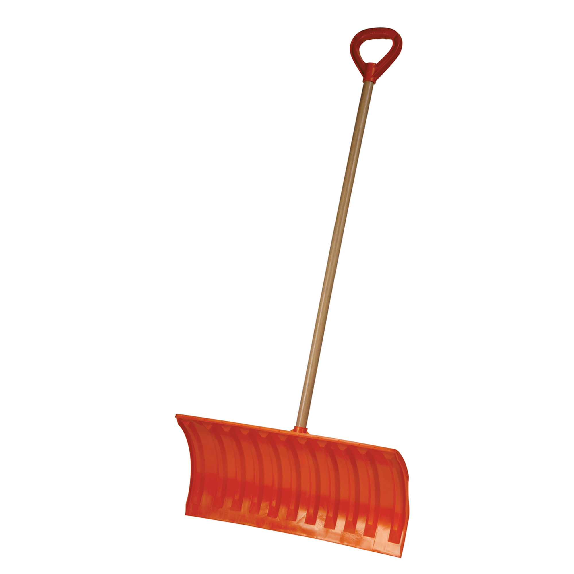 Emsco BigFoot, 25in. Poly Pusher Snow Shovel with Wood Handle, Width 25 in, Model# 1280-1-1